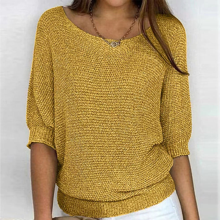 Women's Comfort Sweater in Beige - View 7 | Bellmere
