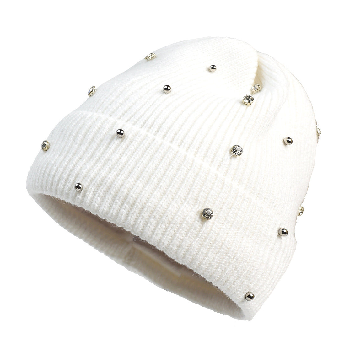 Women's Subtle Shine Cozy Beanie in Navy - View 5 | Bellmere
