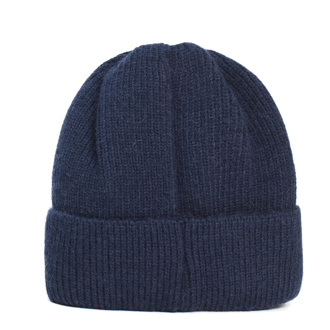 Women's Subtle Shine Cozy Beanie in Navy - View 3 | Bellmere