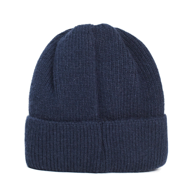 Women's Subtle Shine Cozy Beanie in Navy - View 3 | Bellmere