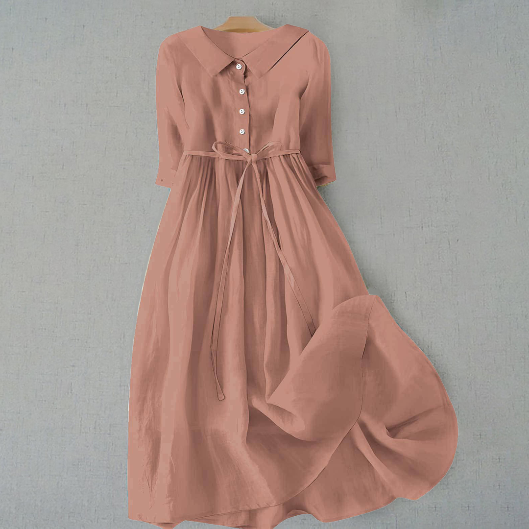 Women's Casual Dress in Orange - View 10 | Bellmere