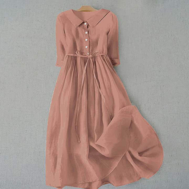 Women's Casual Dress in Orange - View 10 | Bellmere