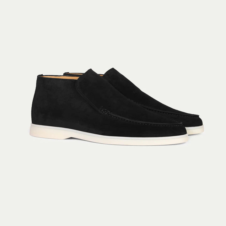 Classic slip-on loafers with front trim detail
