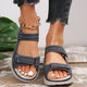 Women's Open-Toe Sport Sandals, Adjustable Strap Flatform