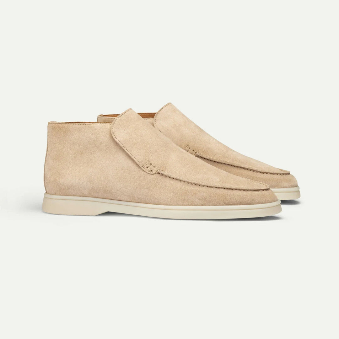 Classic slip-on loafers with front trim detail