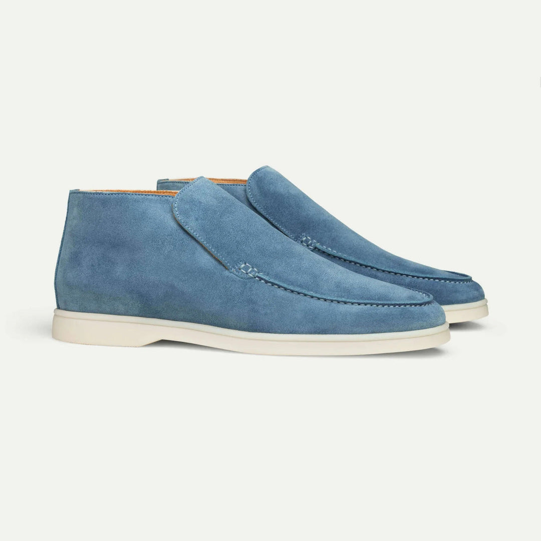 Classic slip-on loafers with front trim detail
