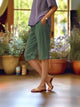 Light Women's Summer Shorts in White - View 4 | Bellmere