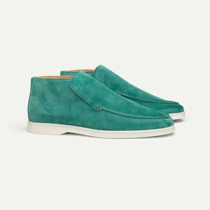 Classic slip-on loafers with front trim detail