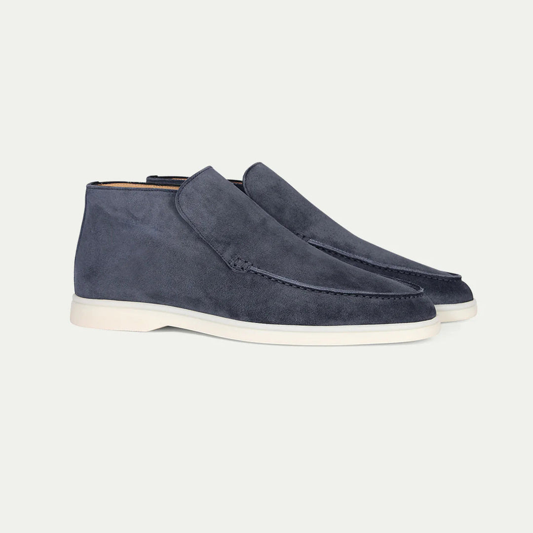 Classic slip-on loafers with front trim detail
