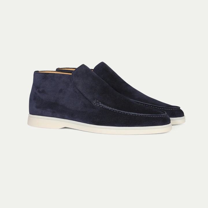 Classic slip-on loafers with front trim detail