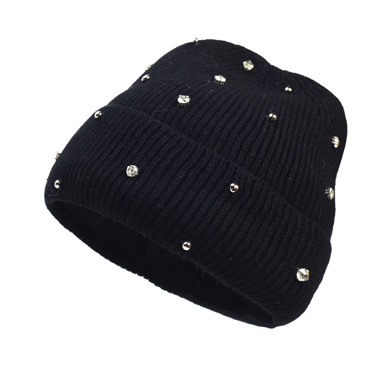 Women's Subtle Shine Cozy Beanie in Navy - View 7 | Bellmere