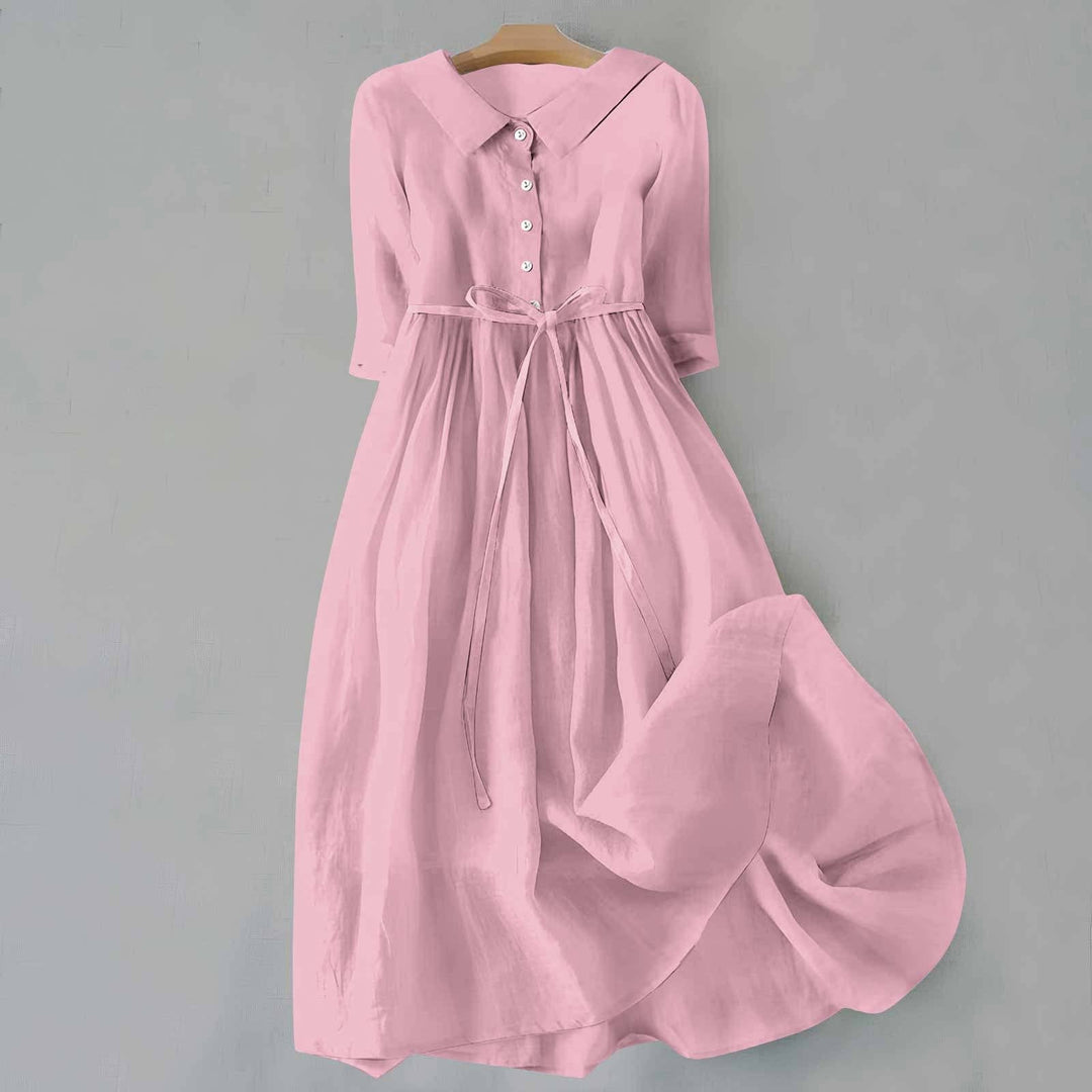 Women's Casual Dress in Orange - View 5 | Bellmere