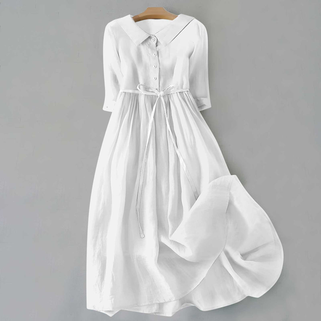 Women's Casual Dress in Orange - View 3 | Bellmere