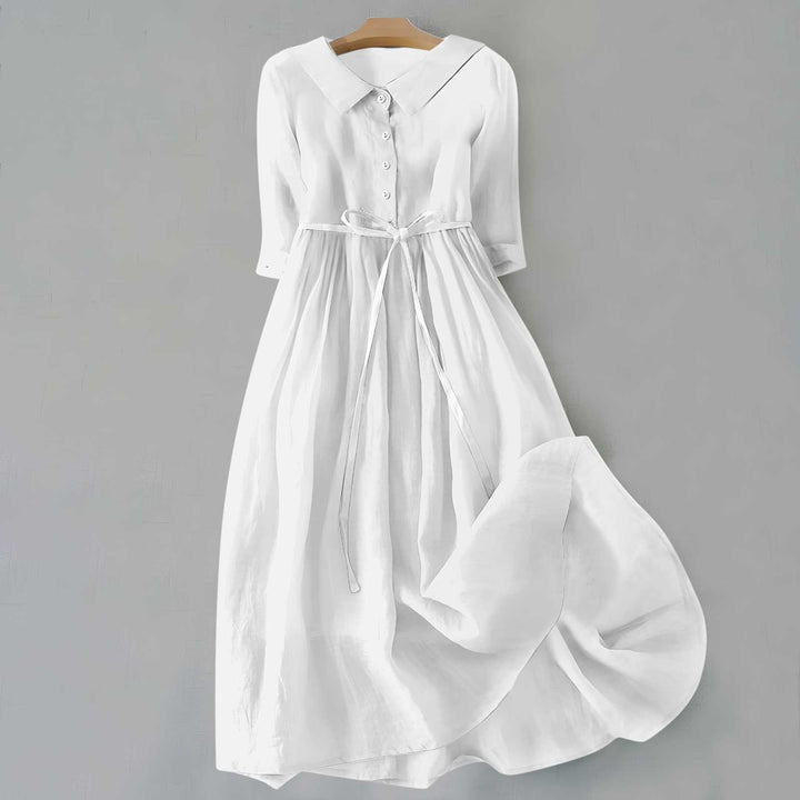 Women's Casual Dress in Orange - View 3 | Bellmere