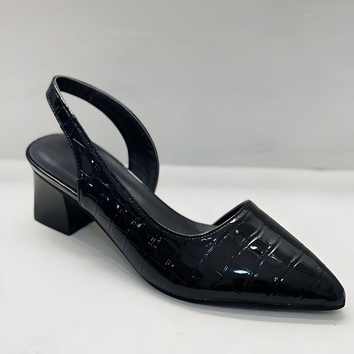 Comfortable Heels in Black - View 4 | Bellmere