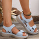 Women's Open-Toe Sport Sandals, Adjustable Strap Flatform