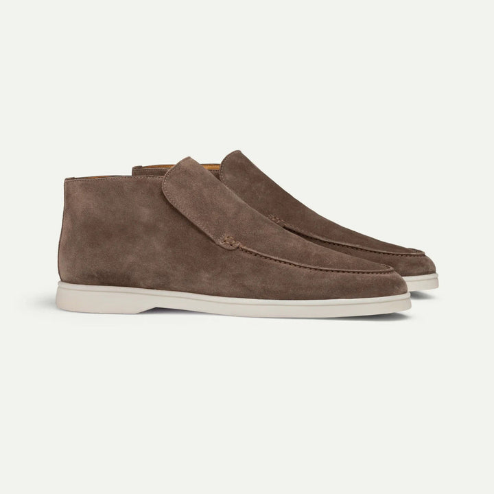 Classic slip-on loafers with front trim detail