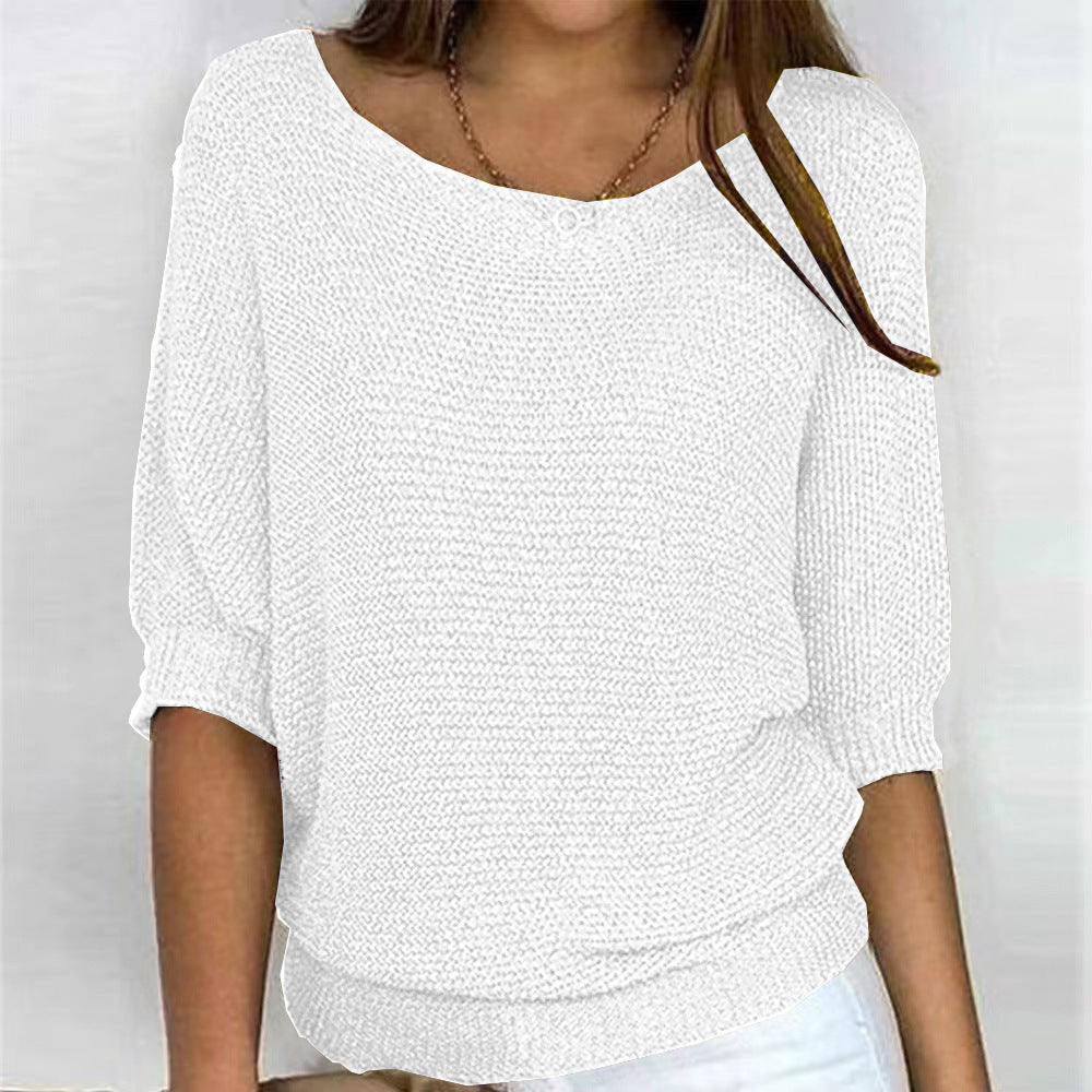 Women's Comfort Sweater in Beige - View 9 | Bellmere