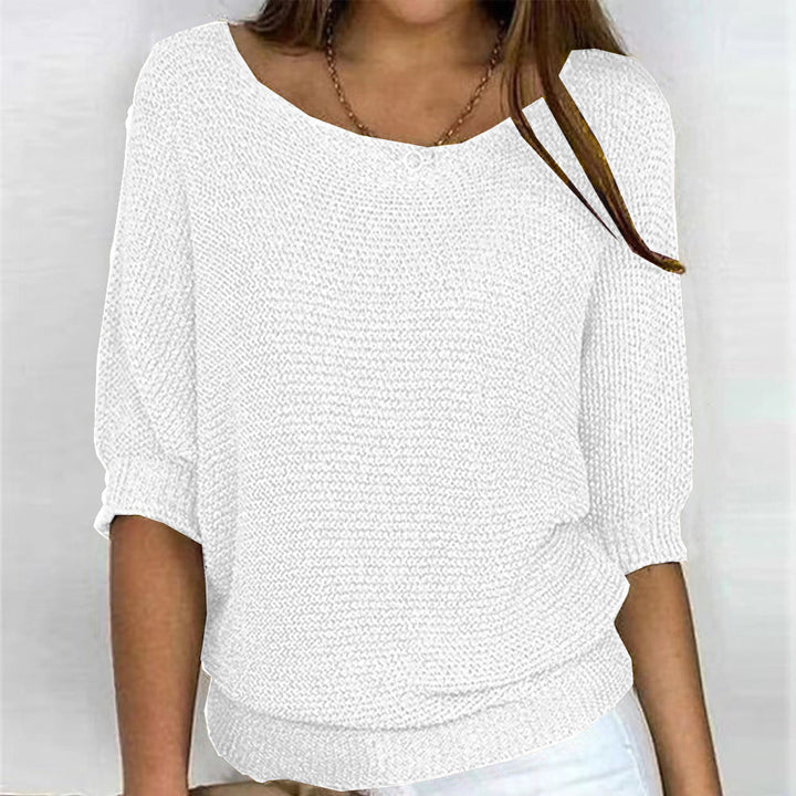 Women's Comfort Sweater in Beige - View 9 | Bellmere