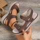 Women's Open-Toe Sport Sandals, Adjustable Strap Flatform