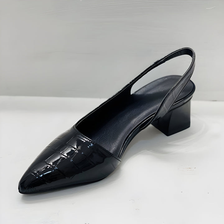 Comfortable Heels in Black - View 5 | Bellmere