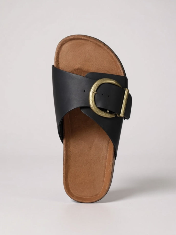 Malika | Women's Buckle Comfort Slides