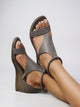 Claudia | Women's T-Strap Wedge Sandals