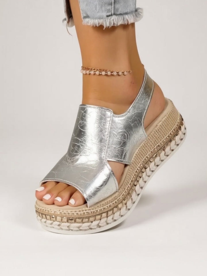Colette | Women's Metallic Platform Sandals