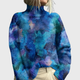 Women's Warm Turtleneck Sweater in Green - View 2 | Bellmere