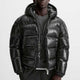 Quilted hooded puffer jacket with side pockets
