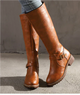 Women's Knee High Boots in Black - View 3 | Bellmere