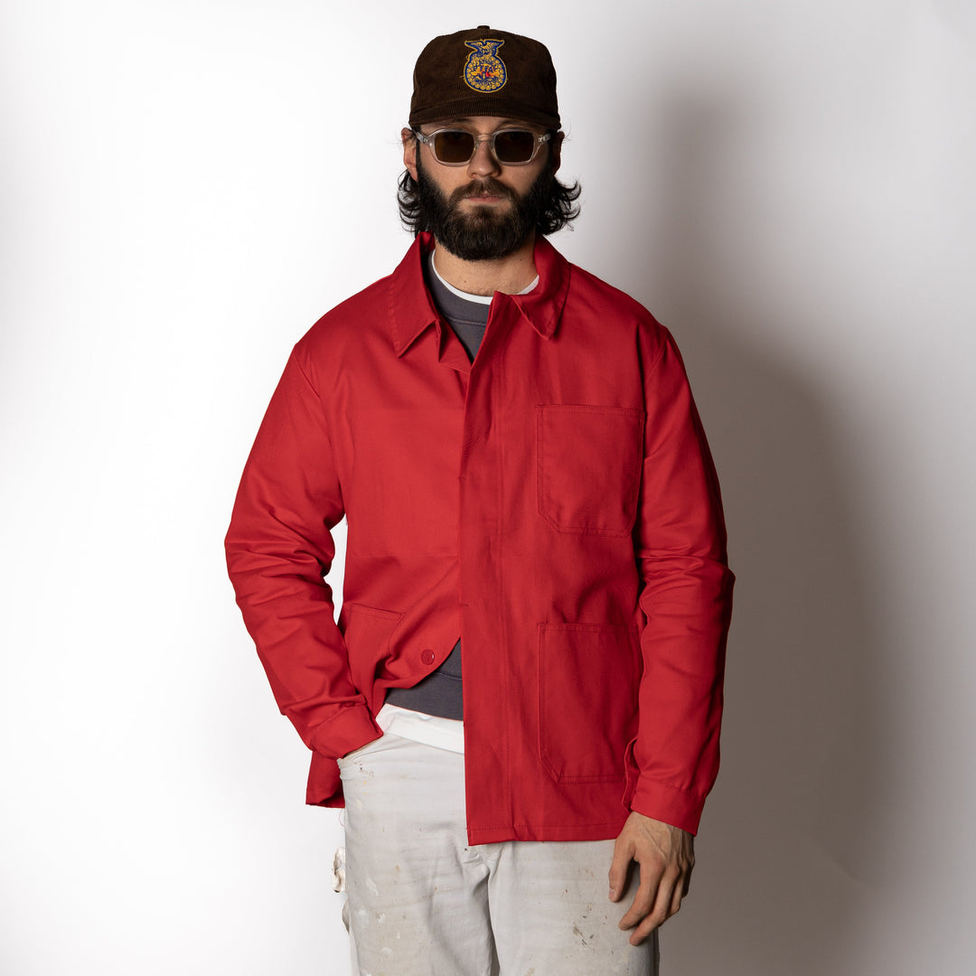 Red women's garment