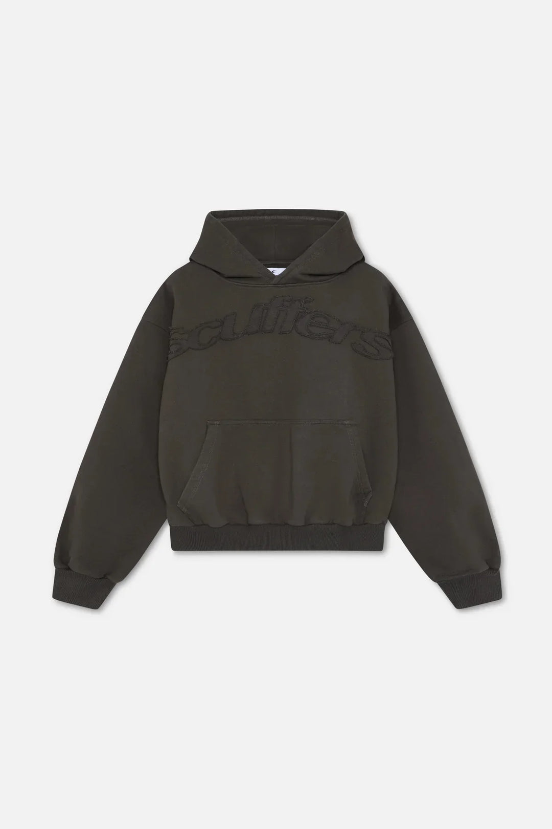 Women's hooded pullover sweatshirt with front pouch pocket