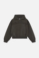 Women's hooded pullover sweatshirt with front pouch pocket