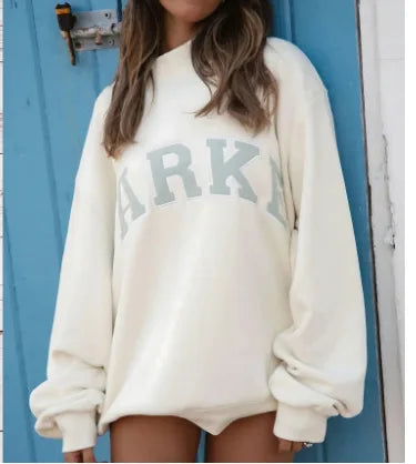 Women's Gray Printed Sweater in Pink - View 7 | Bellmere