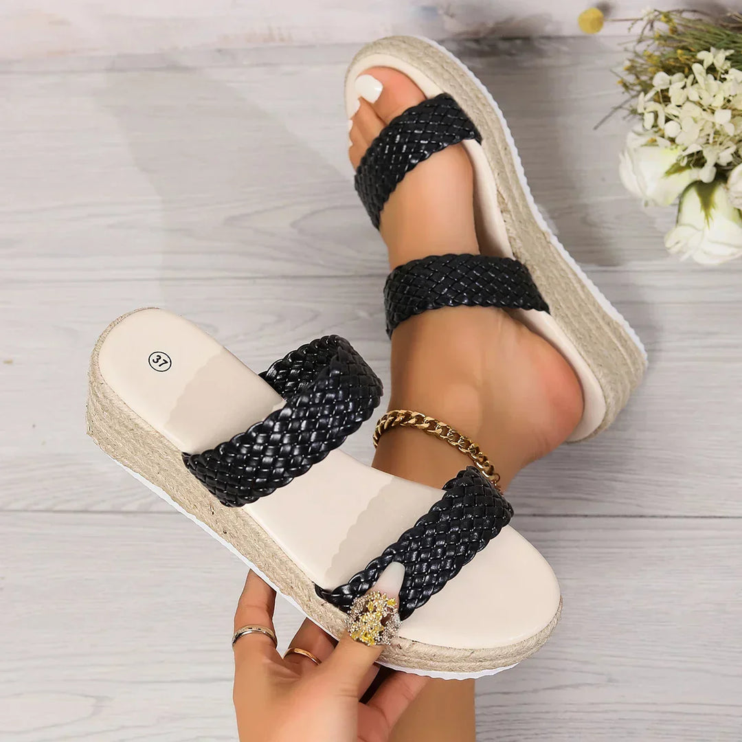 Ece | Women's Braided Platform Sandals