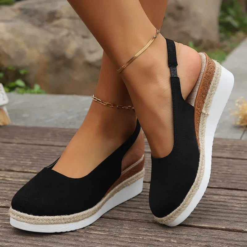 Tove | Women's Platform Espadrille Sandals Slingback Wedge Shoes