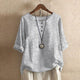 Women's Retro-Inspired Cotton Blend Blouse in Green - View 6 | Bellmere