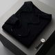 Unisex plain hooded pullover with drawstrings and ribbed cuffs