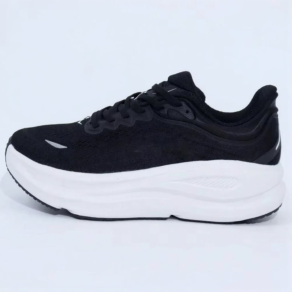 Women's Mesh Knit Sneakers, Chunky Midsole Lace-Up Trainers