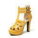 Adria | Women's Lucia Leather Platform Sandals