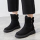 Women's CozyFit Ankle Boots in Beige - View 2 | Bellmere