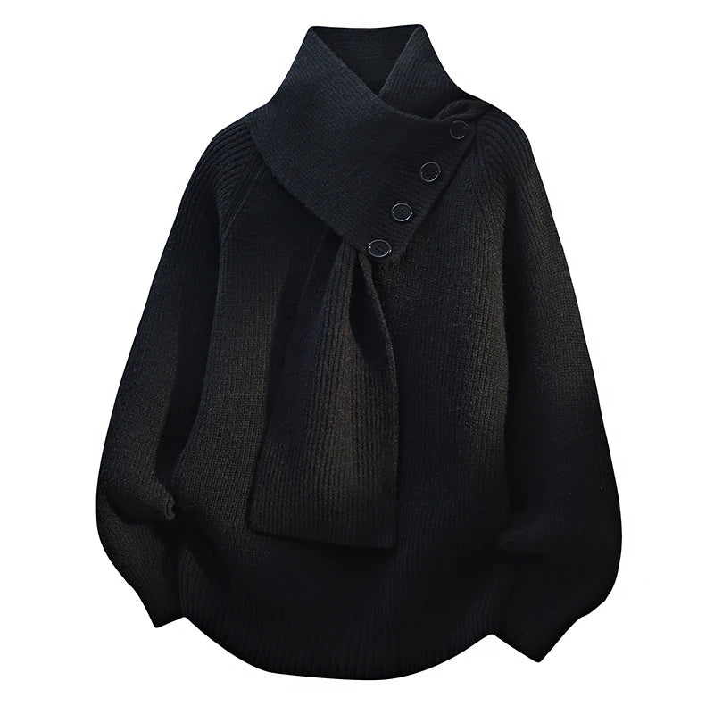 Women's Cozy Sweater in White - View 5 | Bellmere