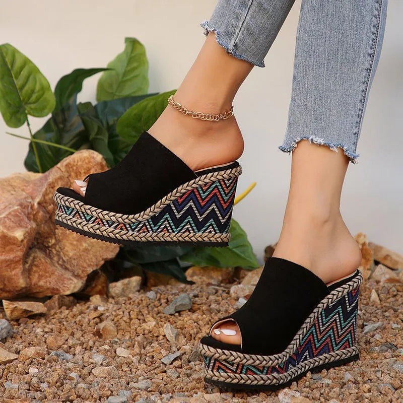 Summer | Women's Boho Wedge Sandals