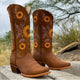 Women's Bohemian Mid-Calf Boots in Khaki - View 6 | Bellmere