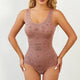 High-Waisted Full Body Shapewear in Beige - View 3 | Bellmere