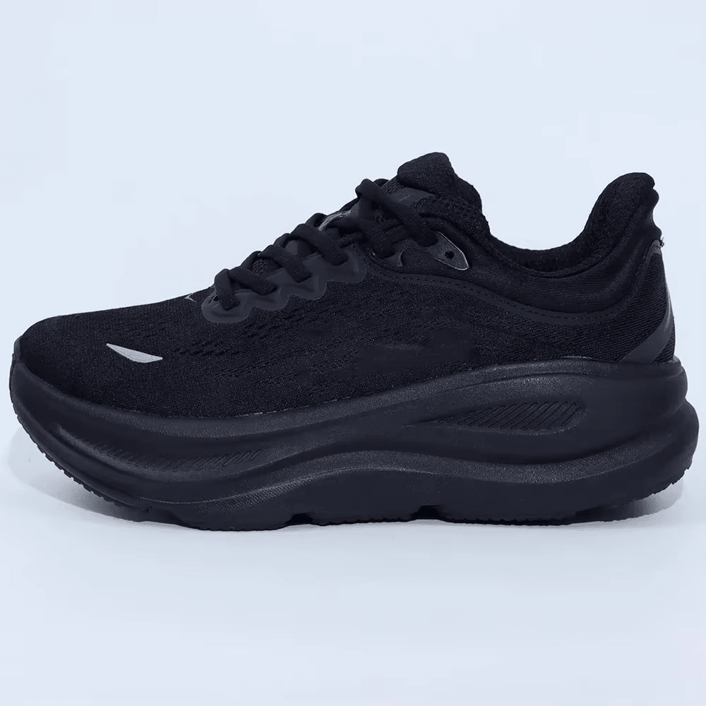 Women's Mesh Knit Sneakers, Chunky Midsole Lace-Up Trainers
