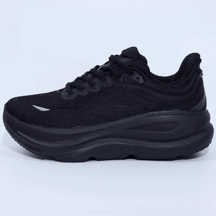 Women's Mesh Knit Sneakers, Chunky Midsole Lace-Up Trainers