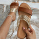 Women's Slip-On Sandals in Onyx Black - View 3 | Bellmere