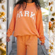 Women's Gray Printed Sweater in Pink - View 8 | Bellmere